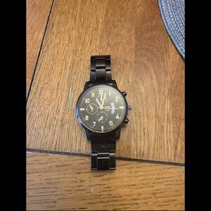 Black And Gold Watch